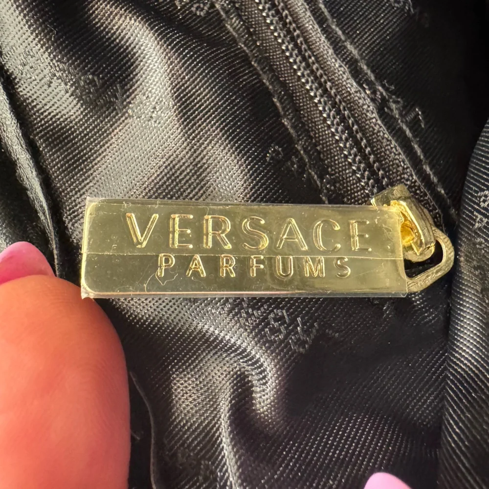 Versace Parfum Black clutch Bag